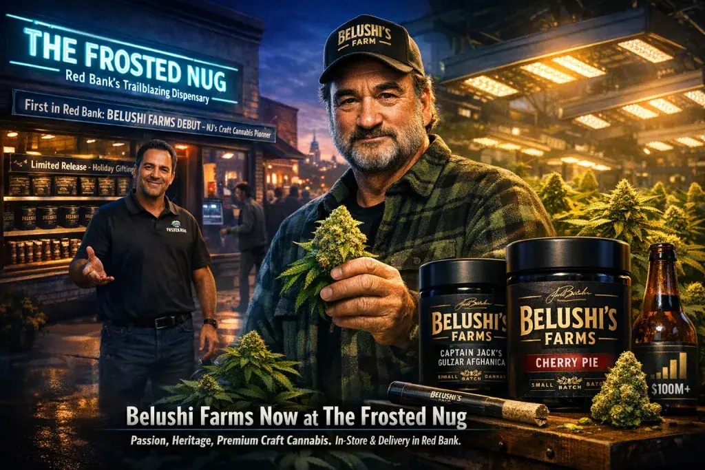 The Frosted Nug Launches Belushi Farms, First in Red Bank to Champion Craft Cannabis