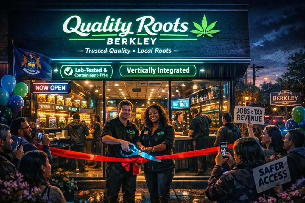 Quality Roots Launches New Retail Location in Berkley, Boosting Local Cannabis Access