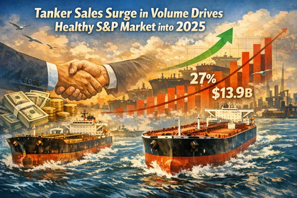 Tanker Sales Surge in Volume Drives Healthy S&P Market into 2025
