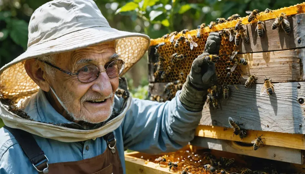 Centenarian Beekeeper Victor Jaramillo Handles Bees Barehanded After Dozen Stings