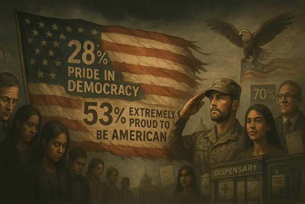 American Pride Drops Sharply, Polling Shows Deep Partisan Divide