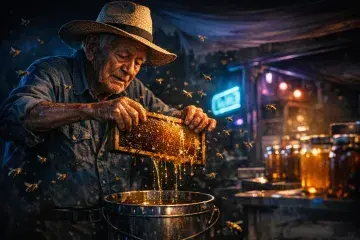 Centenarian Beekeeper Victor Jaramillo Harvests Honey Without Protective Gear