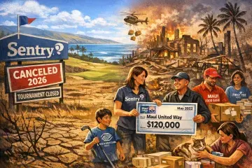 Sentry Insurance Sustains Maui Aid Despite Canceling 2026 Plantation Course Event